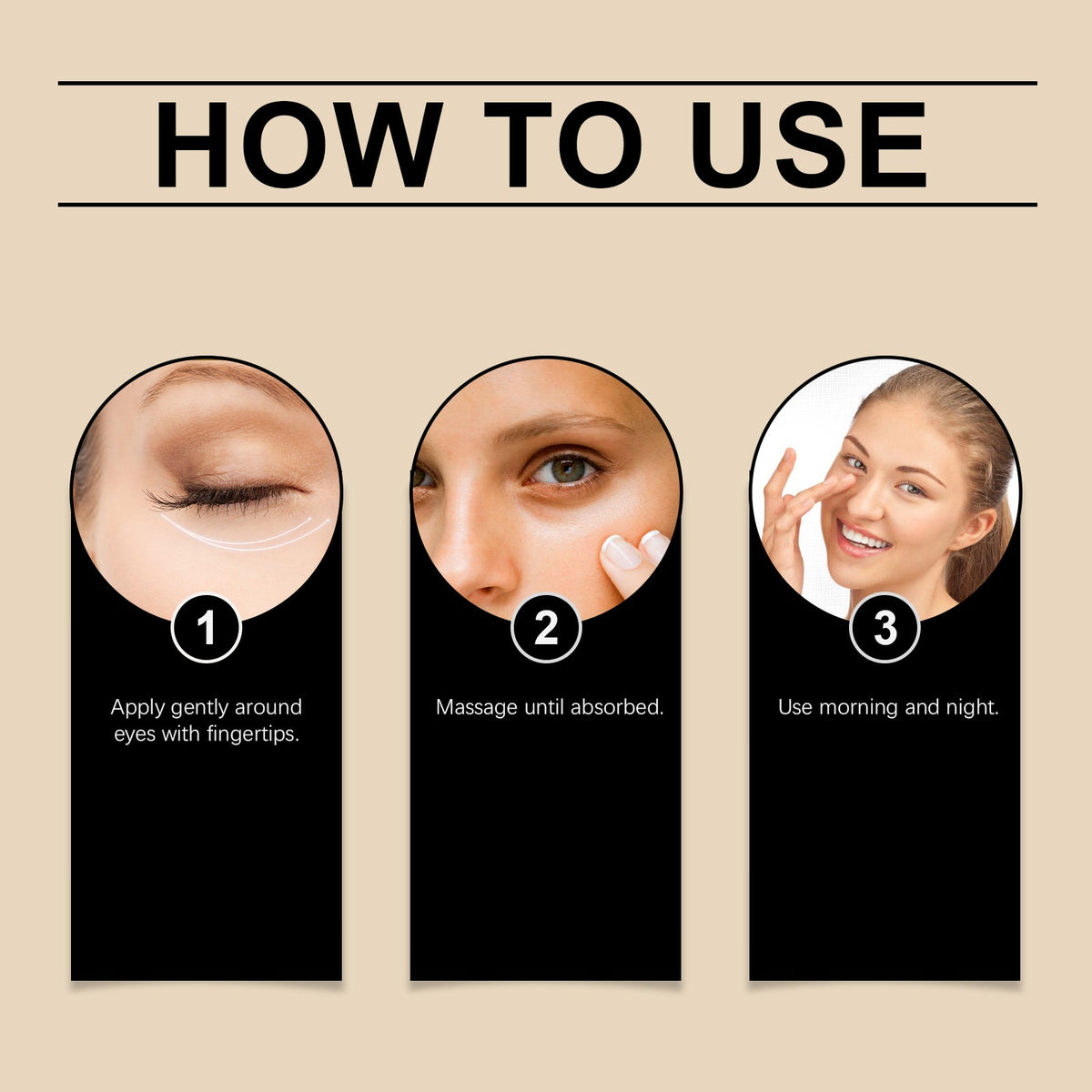 Hoygi Retinol Eye Cream for Fine Lines & Wrinkles