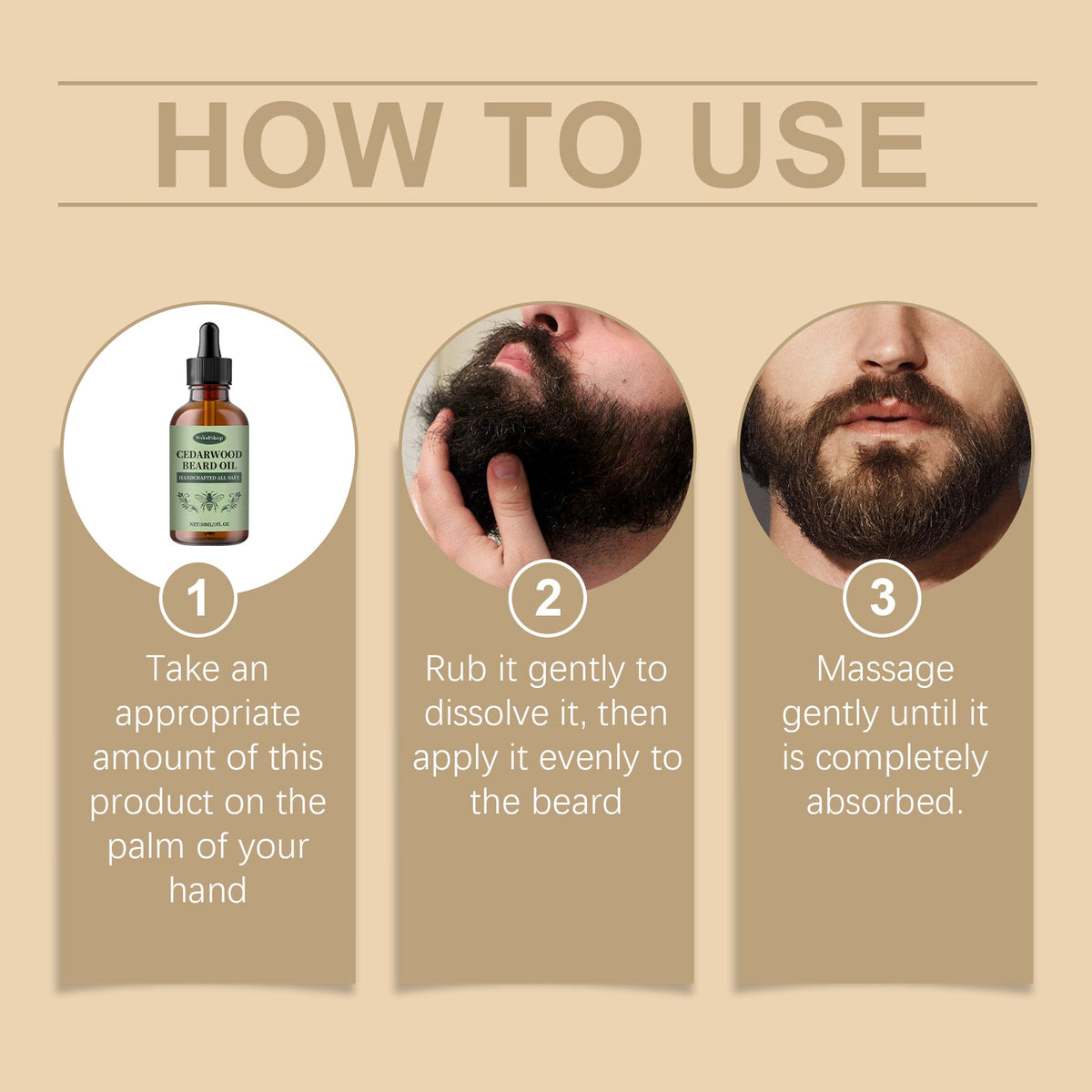 Beard Oil for Softness — WoodSleep Cedarwood Nourishment