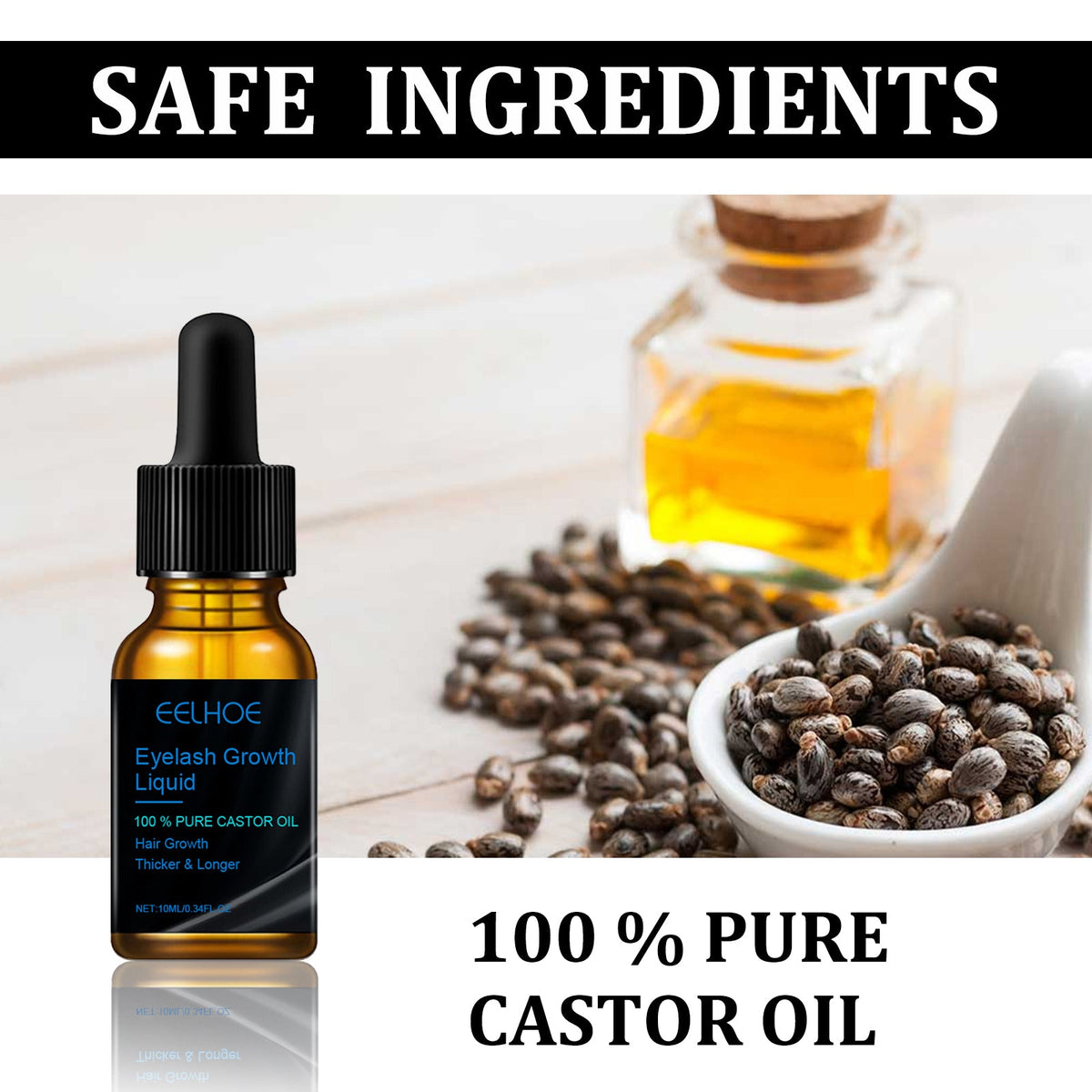 Castor Oil Eyelash Treatment for Fuller-Looking Lashes