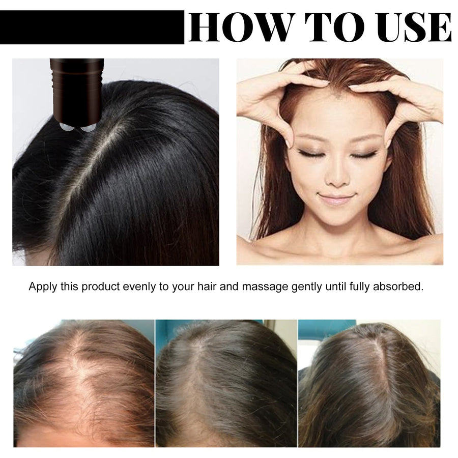 Batana Hair Oil Roll-On for Fuller, Healthier-Looking Hair