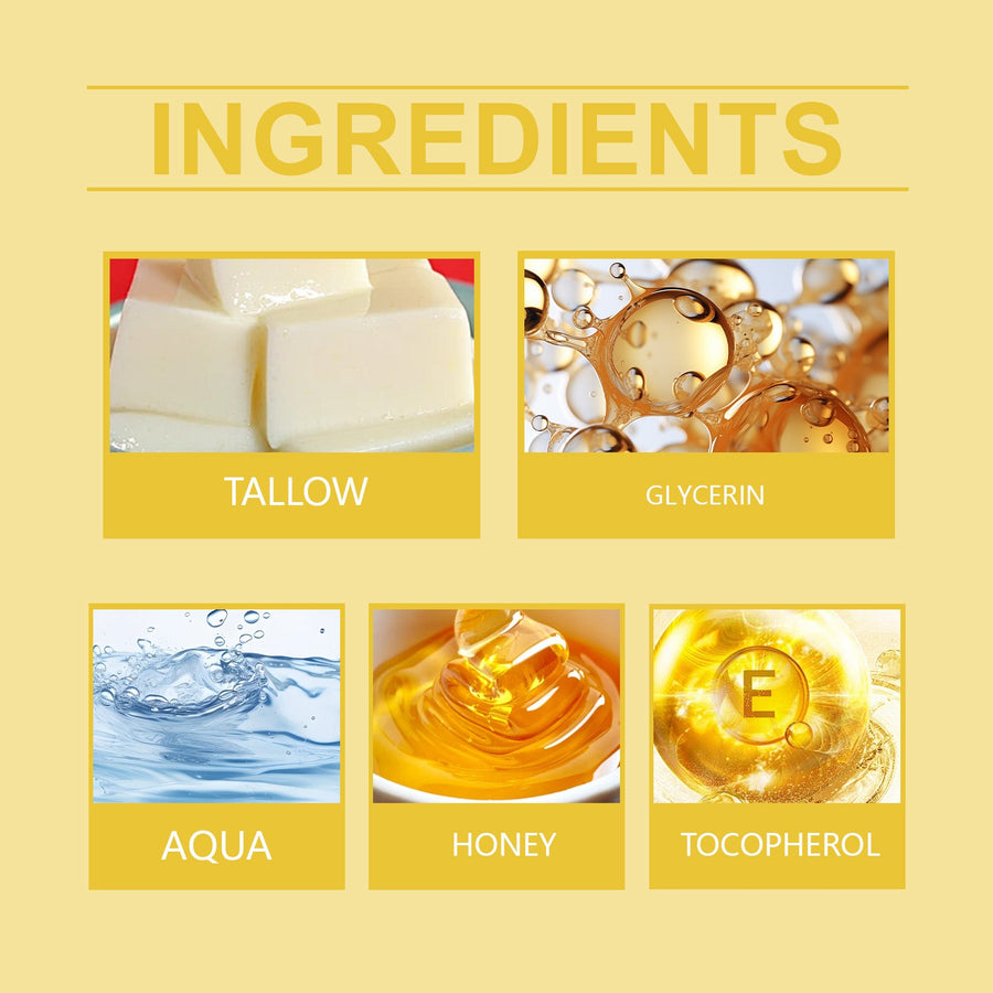 Whipped Tallow Moisturizer for Sensitive Skin, Non-Greasy