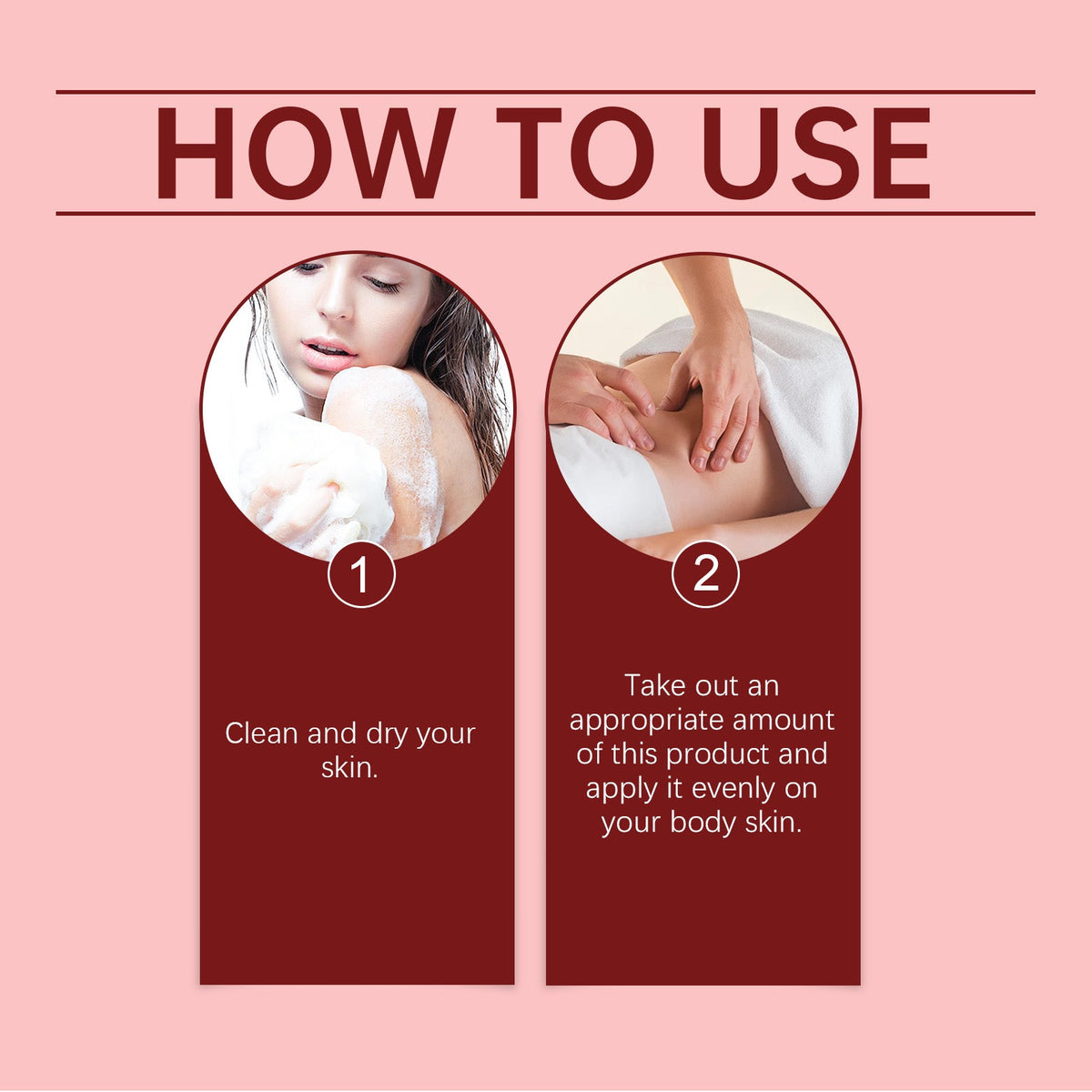 Firming Body Oil for Sagging Skin, Vitamin E & Rosehip