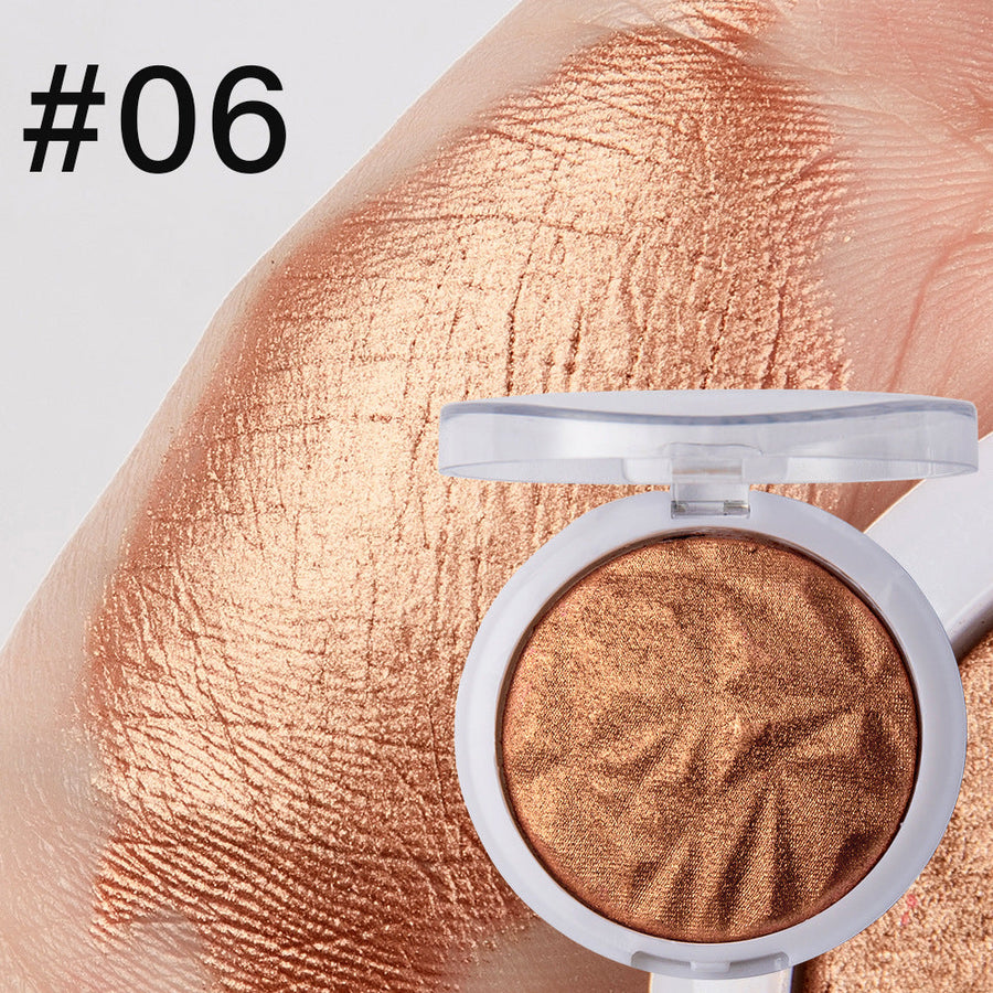 Pressed Highlighter Makeup Powder for Intense Glow