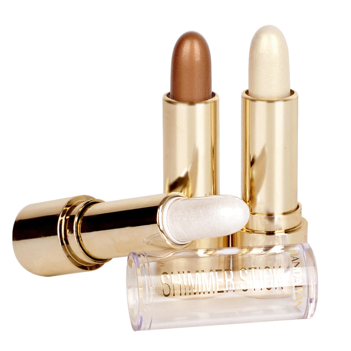 Cream Highlighter Stick for Instant High-Gloss Glow