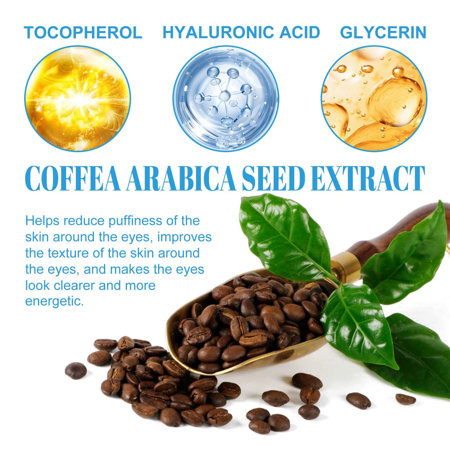Coffee Extract Eye Cream for Dark Circles & Puffiness