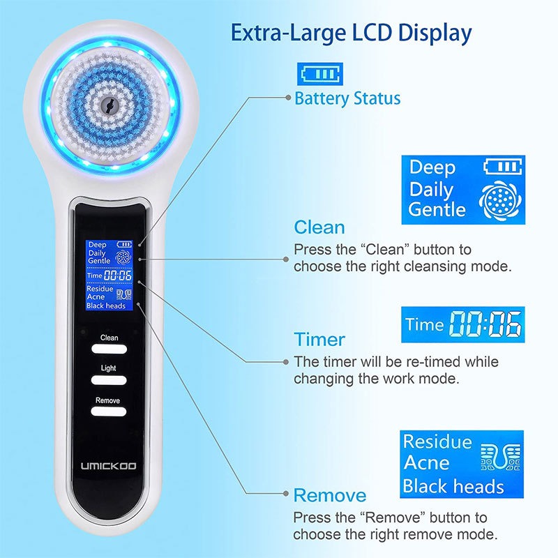 Sonic Facial Cleansing Brush — 6X Better Cleansing in 3 Modes