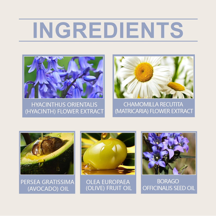 Blue Bell Facial Soothing Oil for Dry, Sensitive Skin