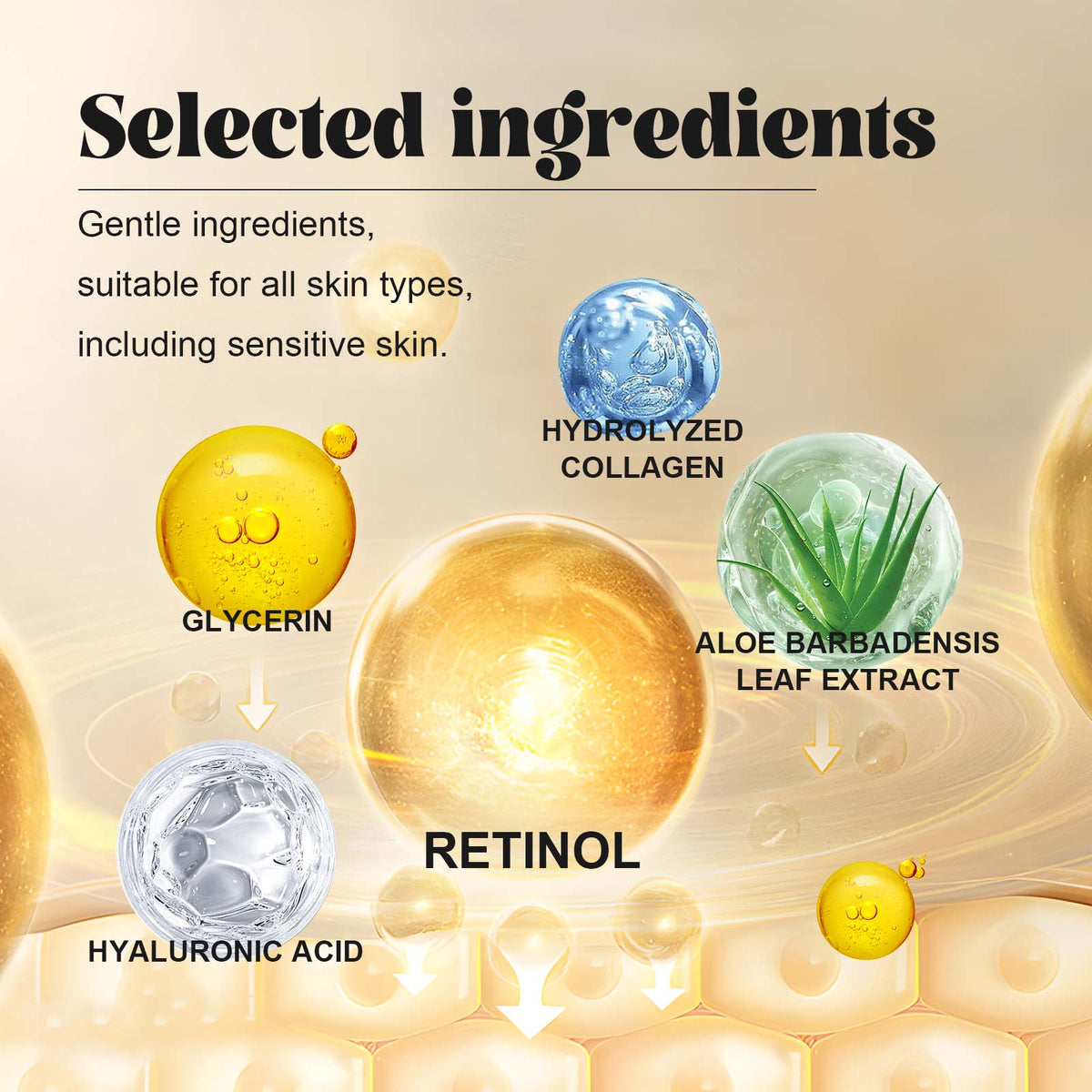 Retinol Eye Mask with Collagen for Dark Circles