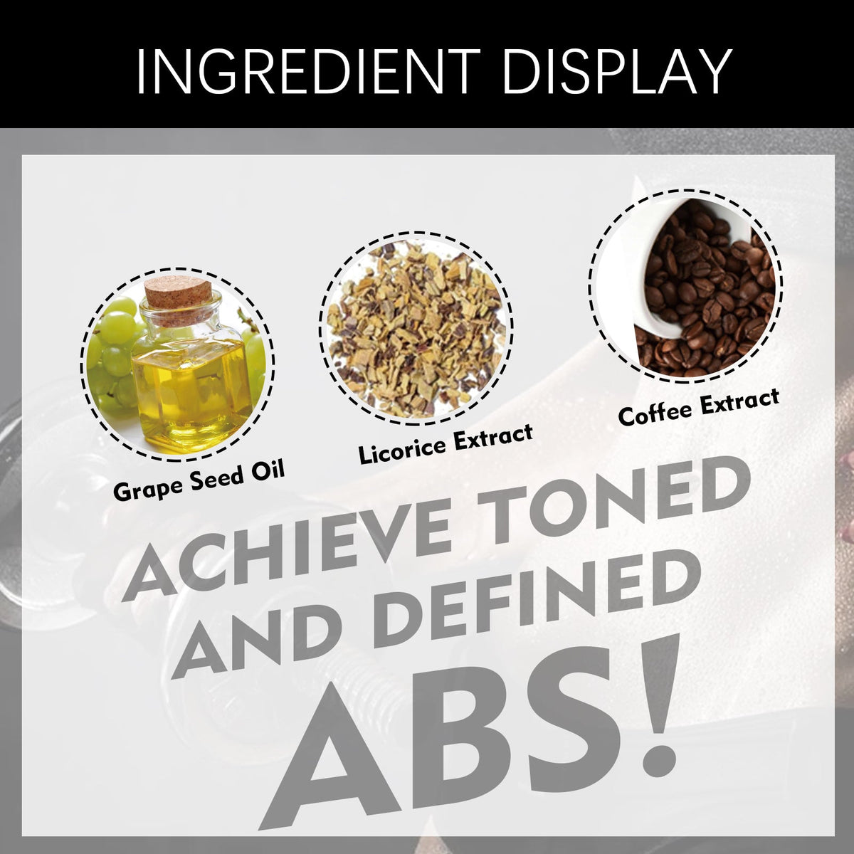 Abdominal Toning Cream for Visible Core Definition