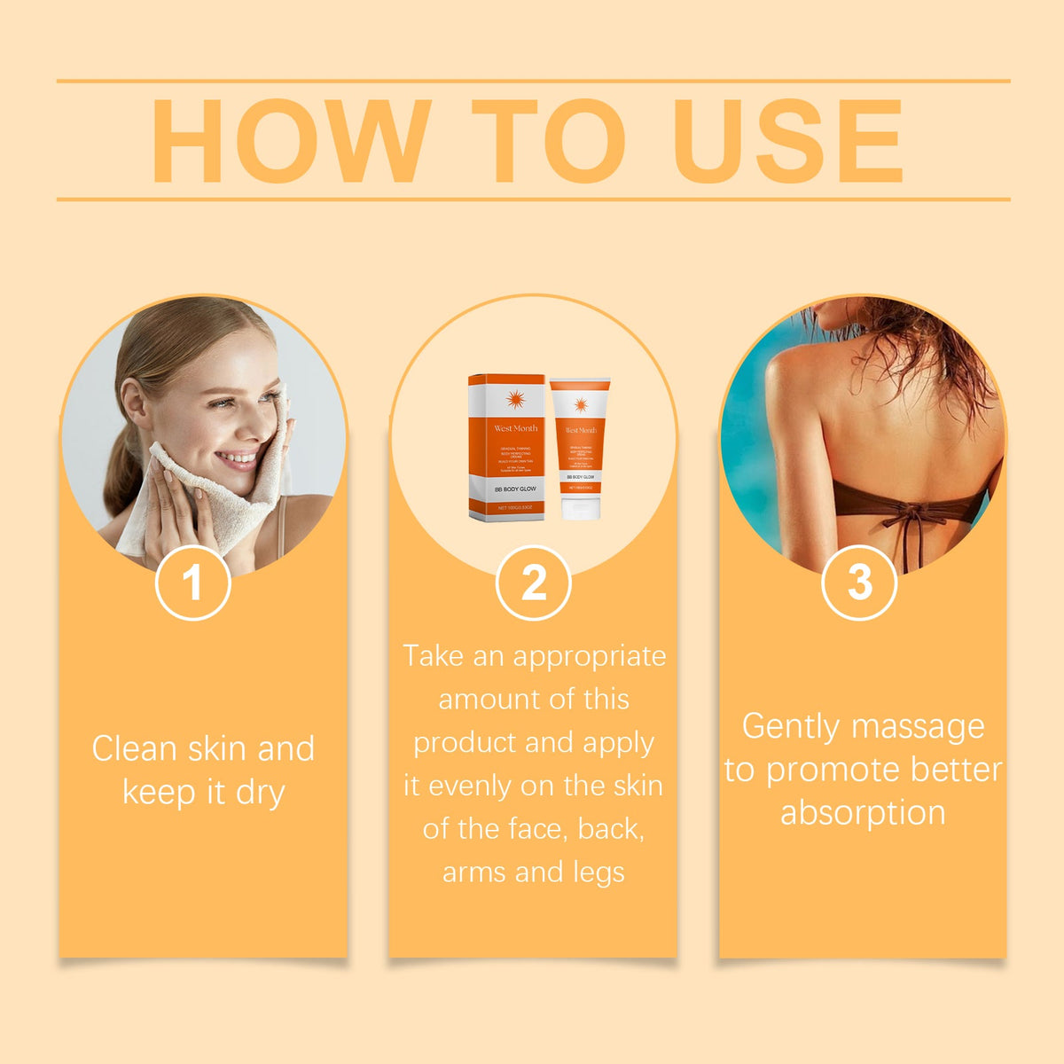 Self-Tanning Cream - Gradual Glow for All Skin Tones