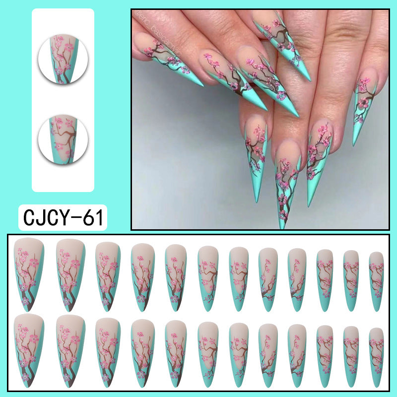 Press-On Stiletto Nails — Salon-Quality Artistic Designs