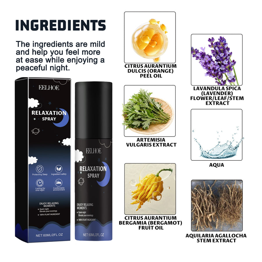 Natural Sleep Spray for Anxiety & Insomnia — Deep Relaxation