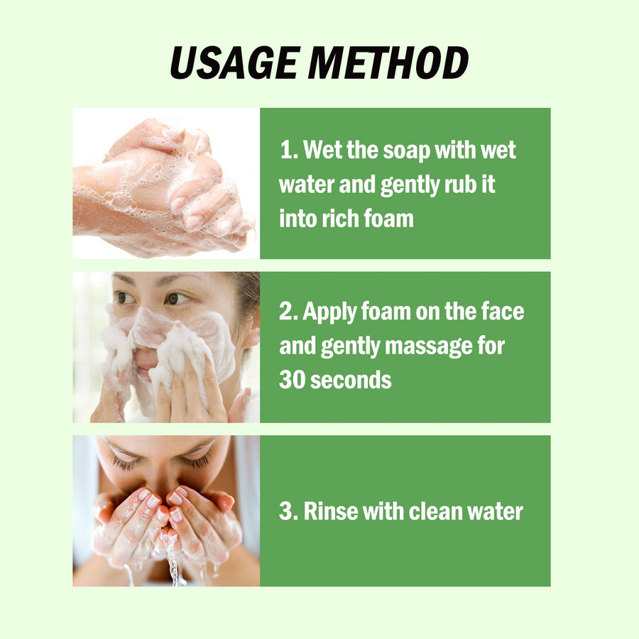 Bamboo Charcoal Facial Soap for Oil Control & Freshness