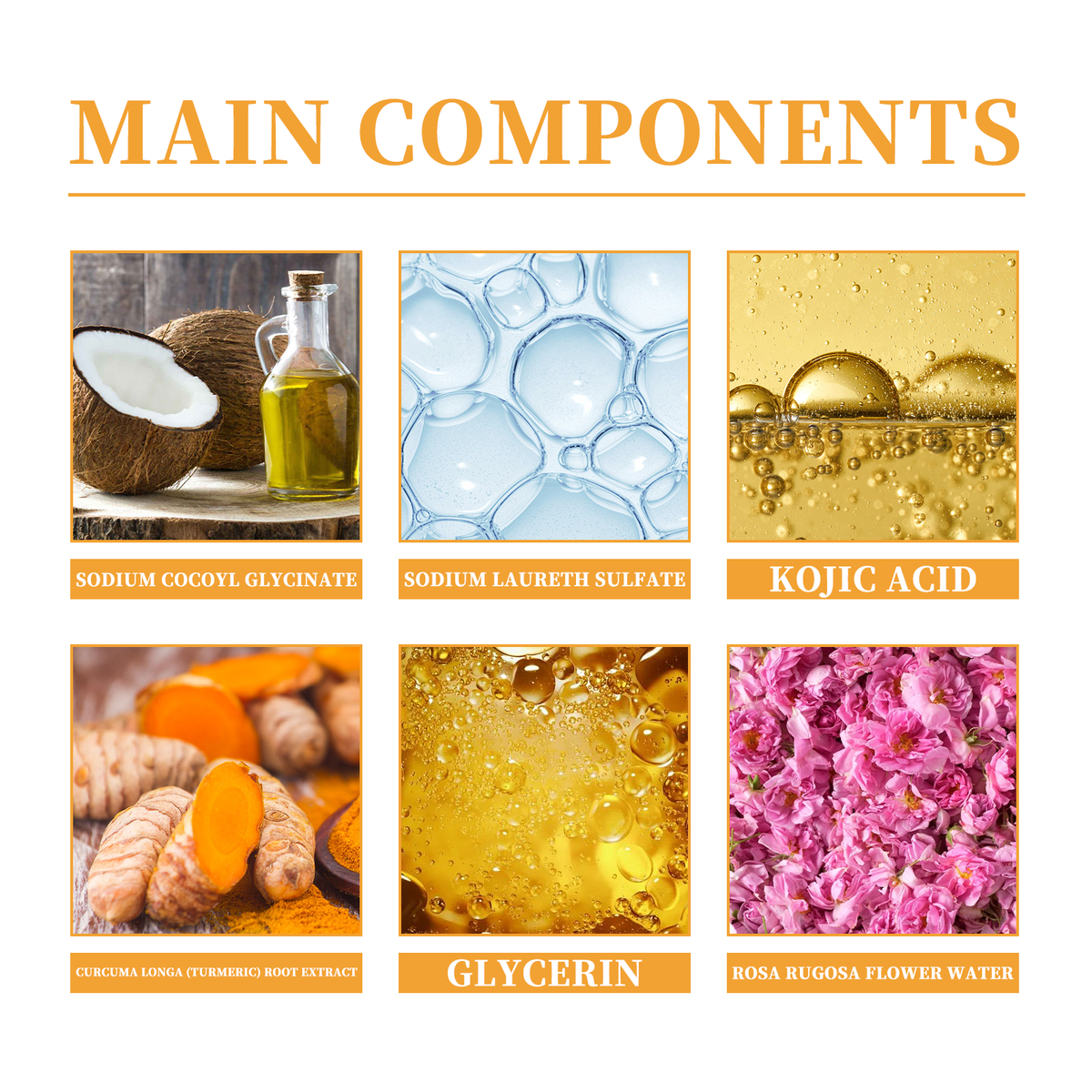 Turmeric Brightening Cleanser with Built-In Massage Brush