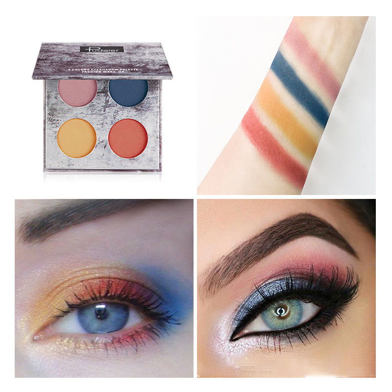 Four-Color Eyeshadow Palette for Bold, Easy Looks