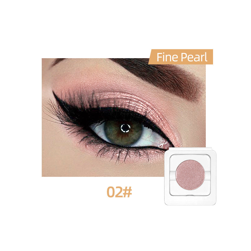 Waterproof Pearlescent Eyeshadow for Warm Golden Radiance