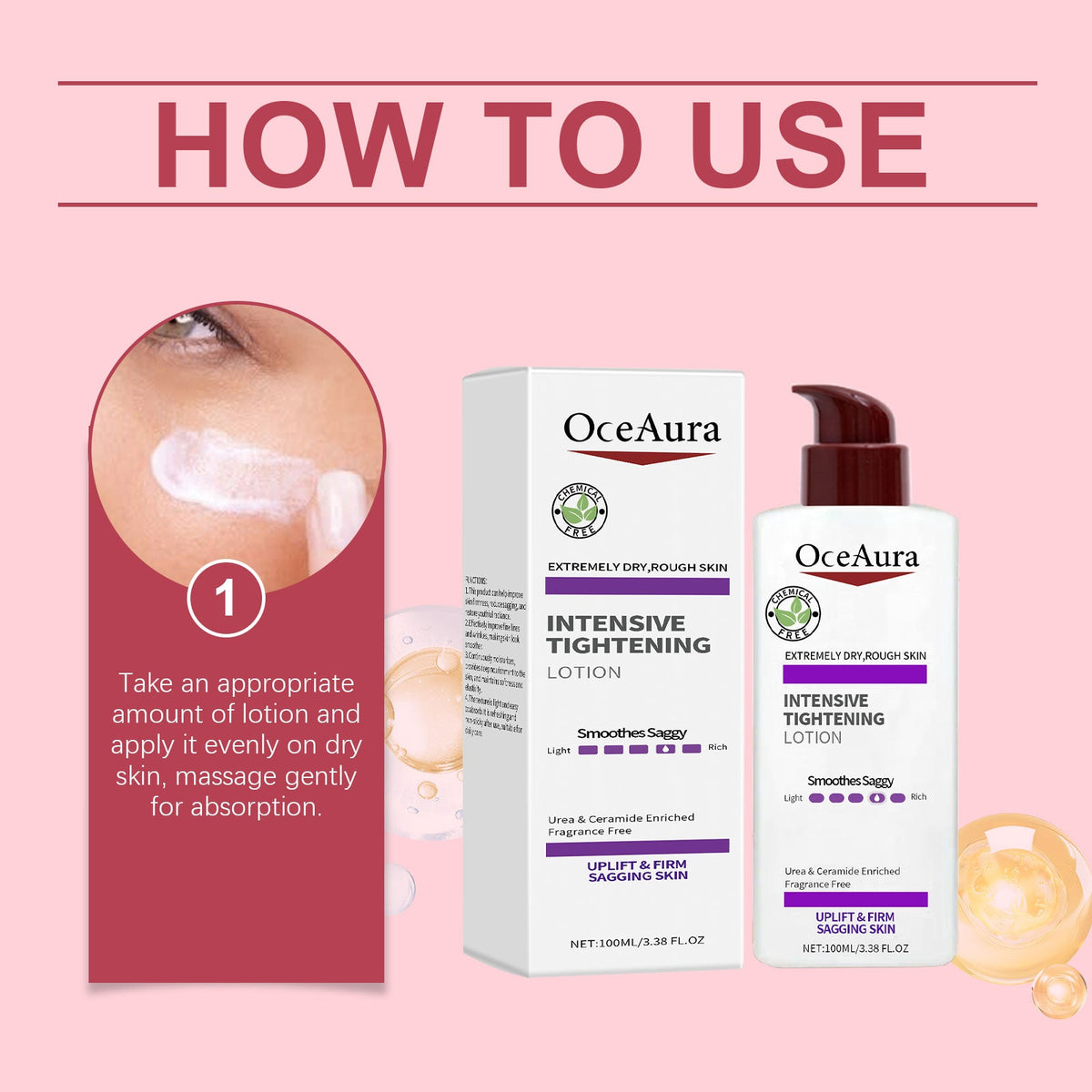 Oceaura Face Cream for Extremely Dry, Sagging Skin