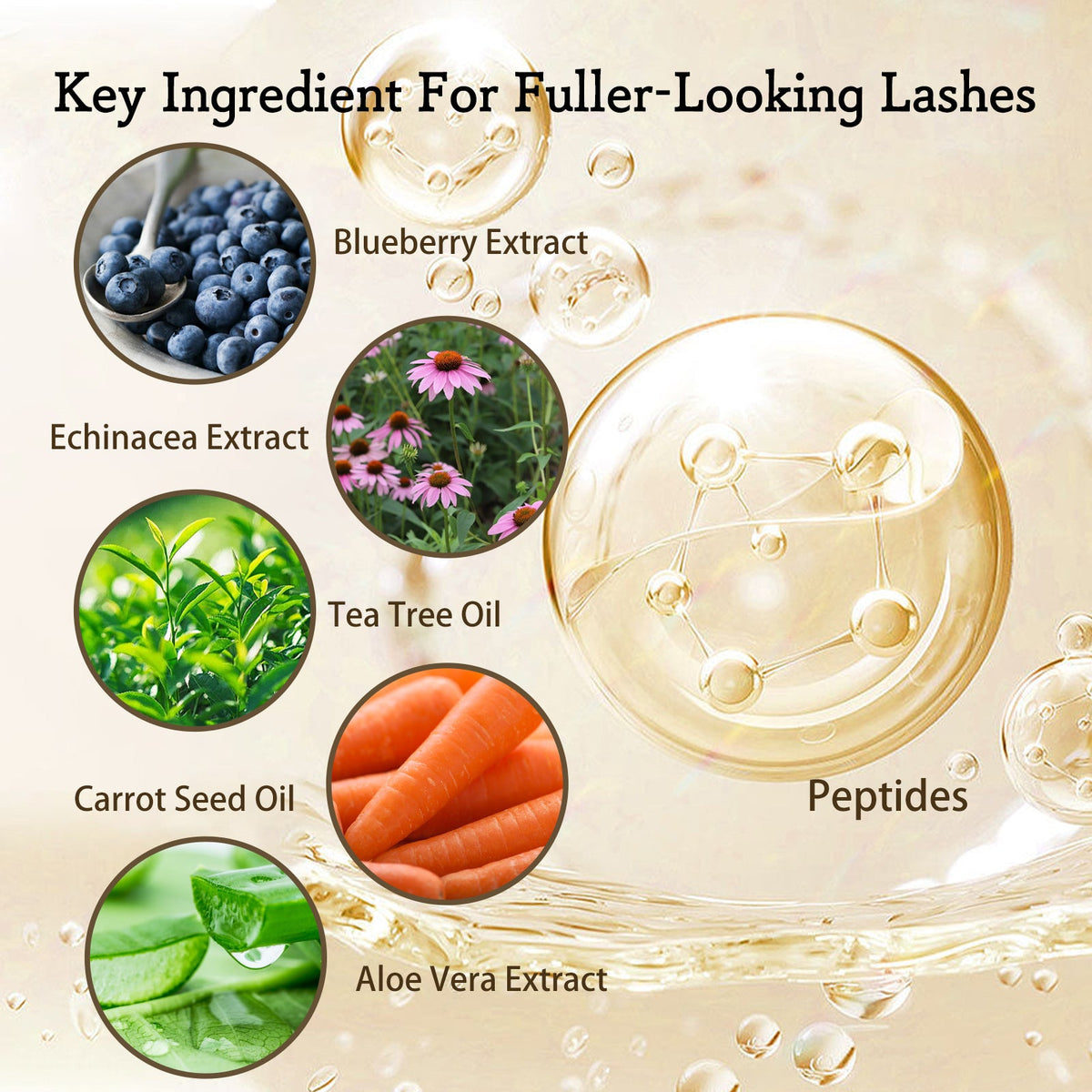 Lash and Brow Growth Serum for Fuller-Looking Lashes