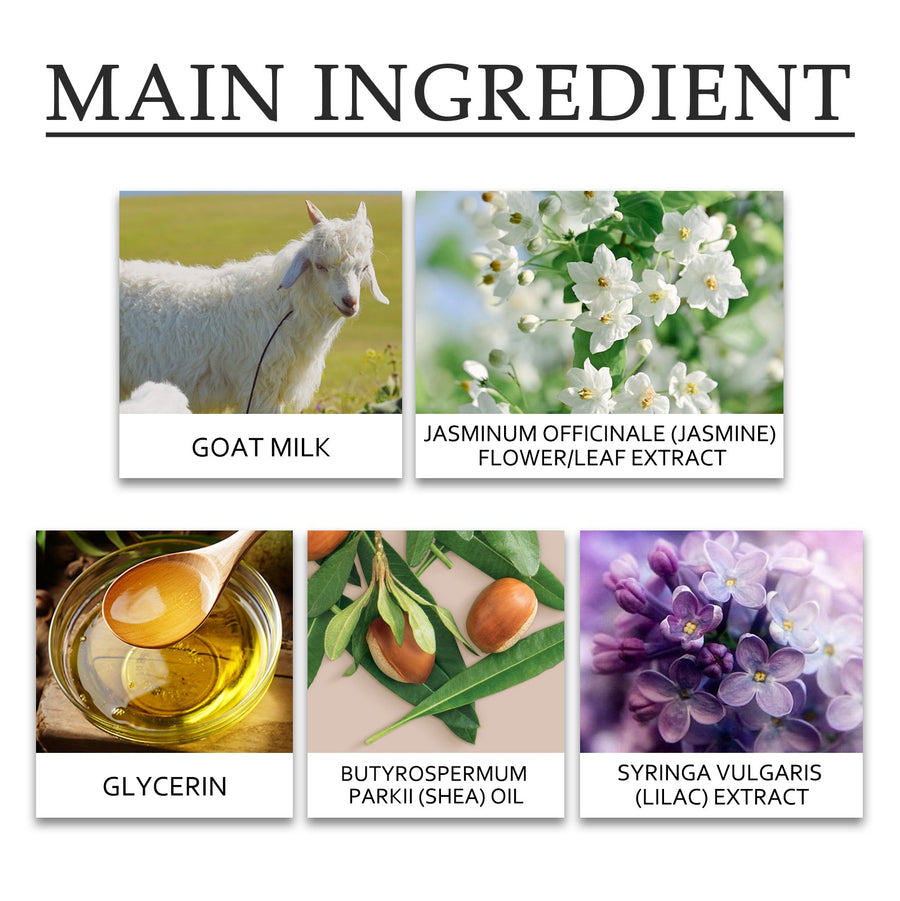 Goat Milk Hand Cream for Cracked, Winter-Dry Hands