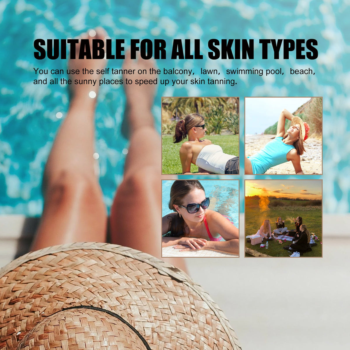 Tan Accelerator Gel for Fast Natural Beach Bronze
