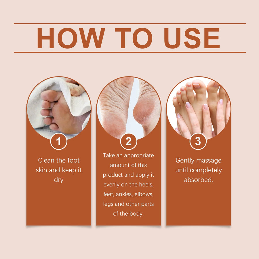 Foot Moisturizing Cream for Dry Cracked Tired Feet