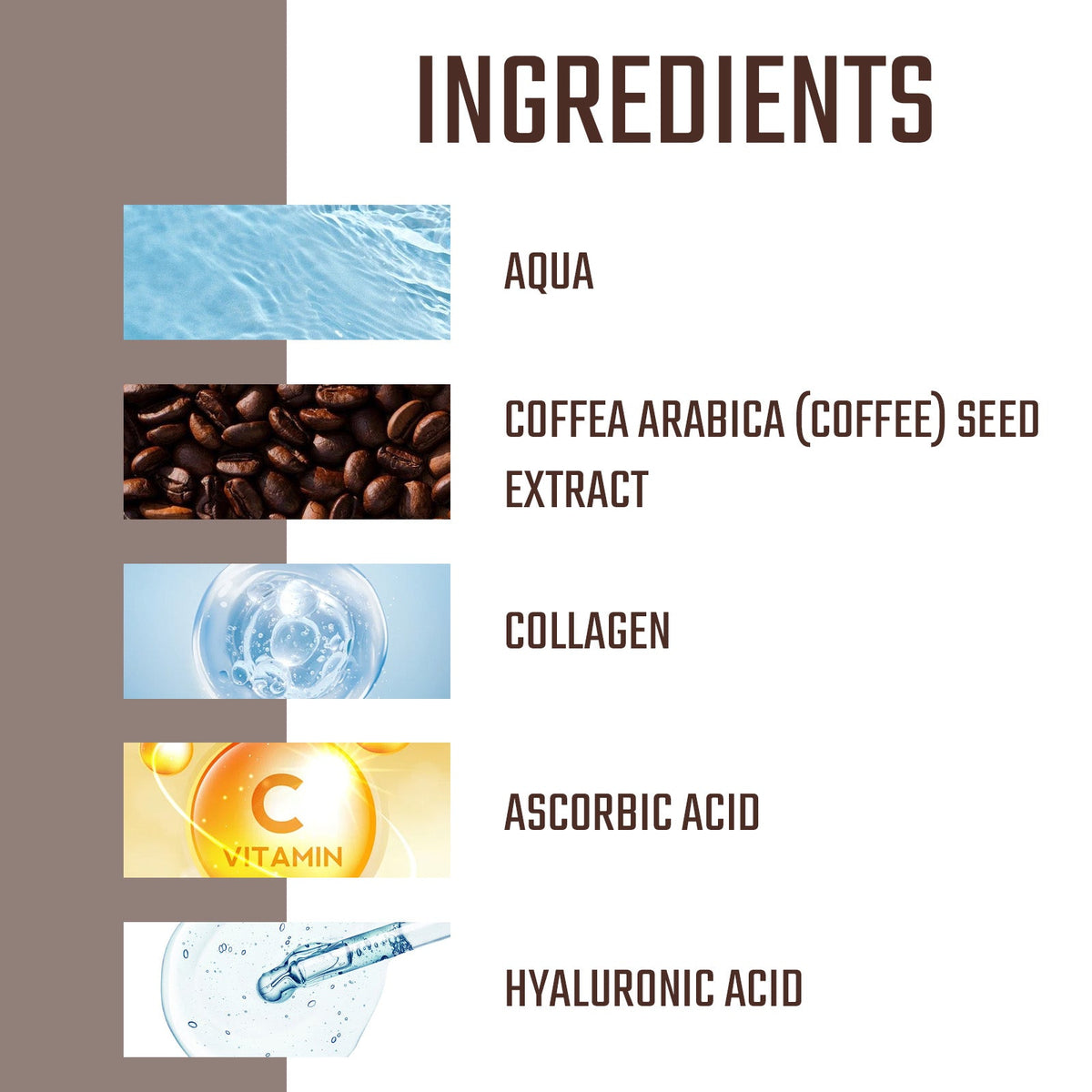 Coffee Eye Serum for Dark Circles & Puffiness