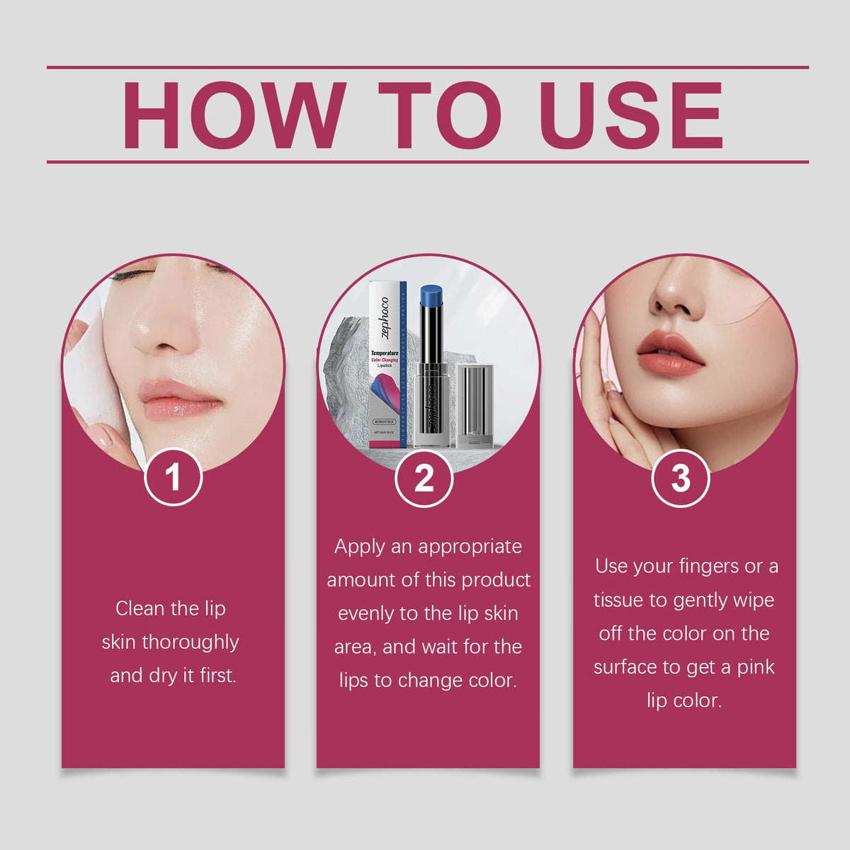 Color-Changing Lip Balm for Rosy, Moisturized Lips