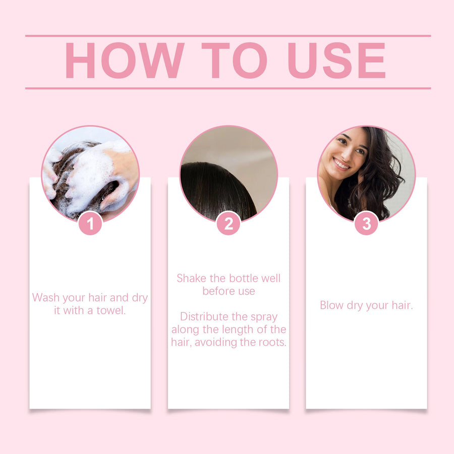 Keratin Hair Conditioner Spray for Smooth, Shiny Hair