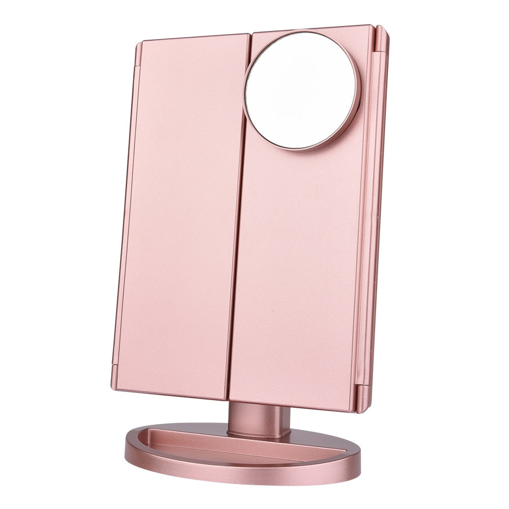 LED Makeup Mirror with 22 Lights & 10X Magnification