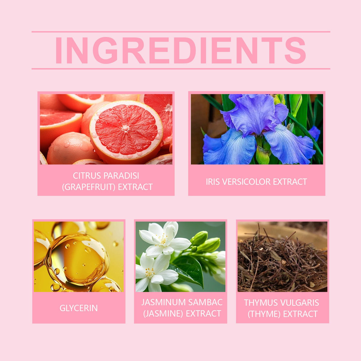 Solid Fragrance Balm with Long-Lasting Grapefruit Scent