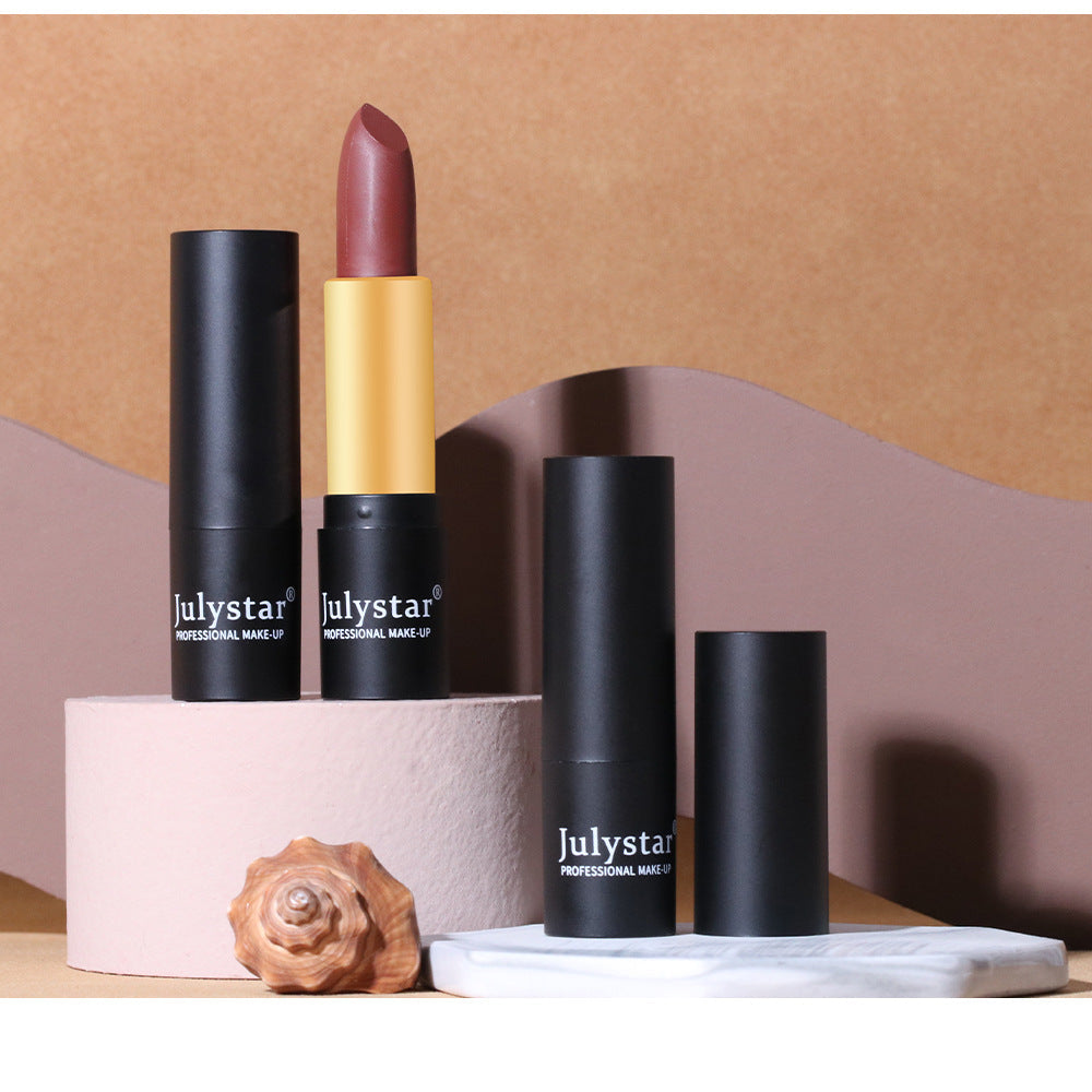 Matte Lipstick Set: Six Velvety Shades, Smooth Finish