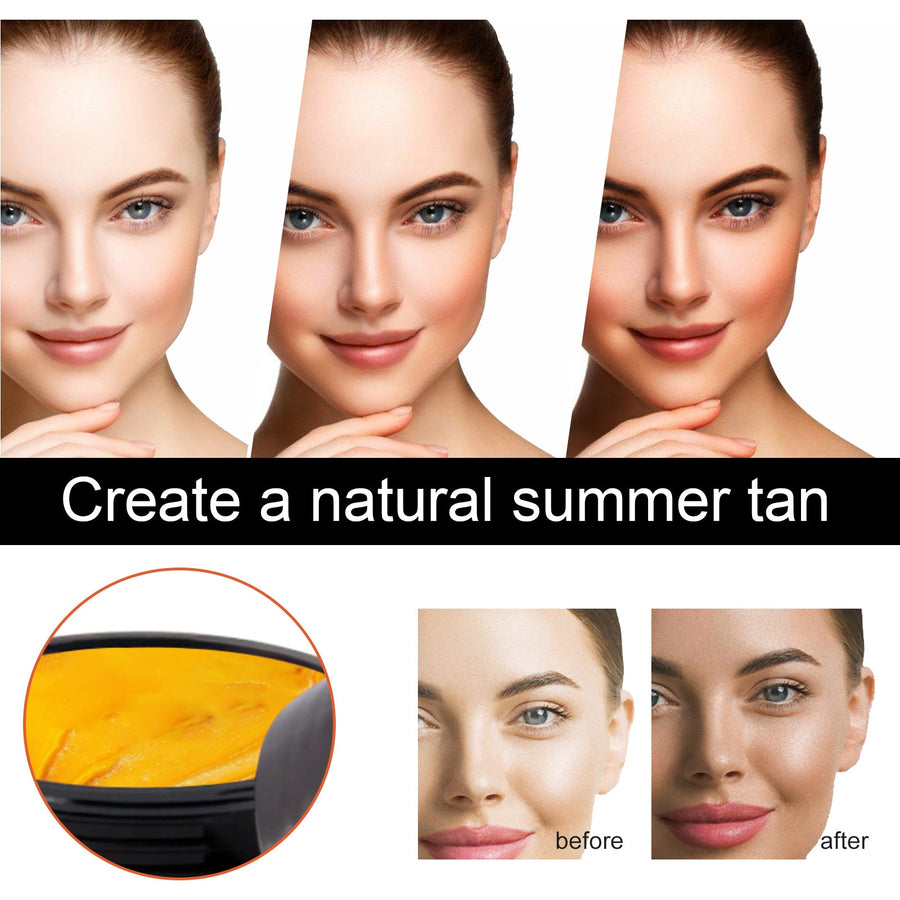 Aloe Vera Self-Tanning Cream for Natural Sun-Kissed Glow