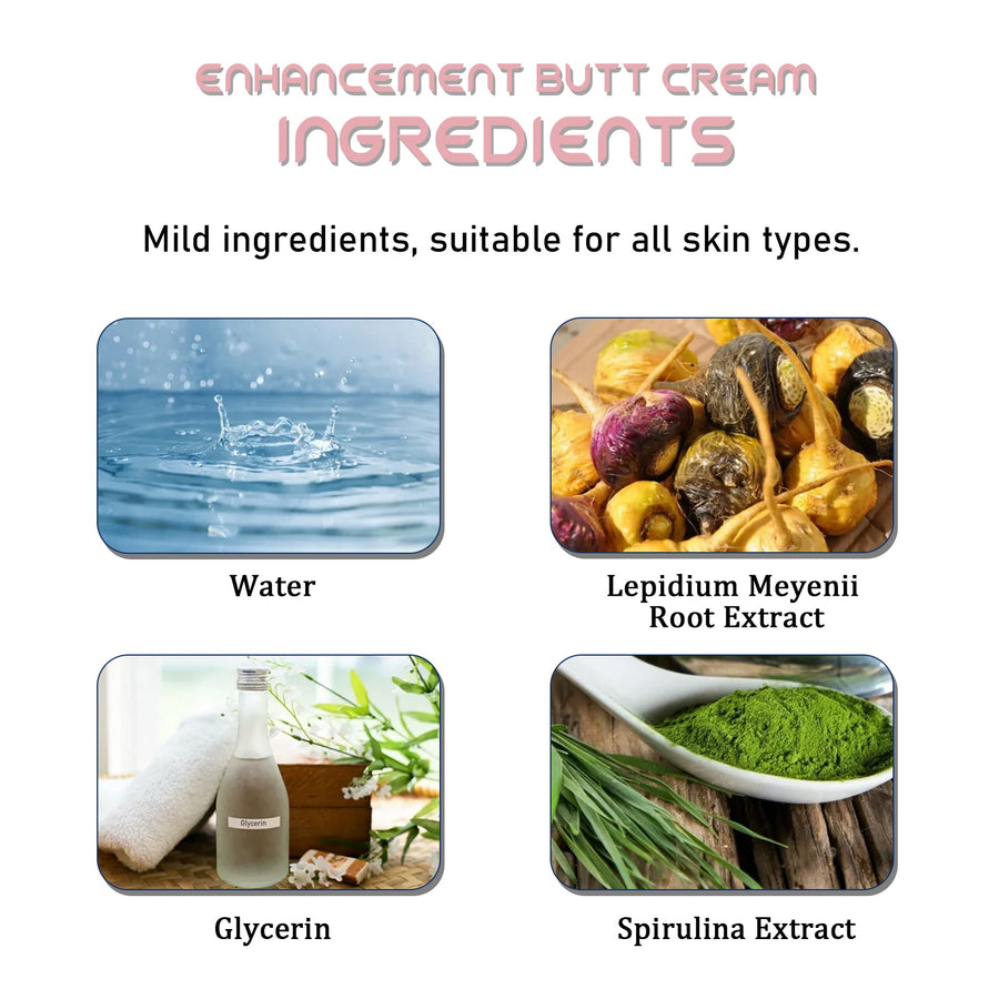 Butt Lift Cream for Fuller, Rounder Curves Naturally