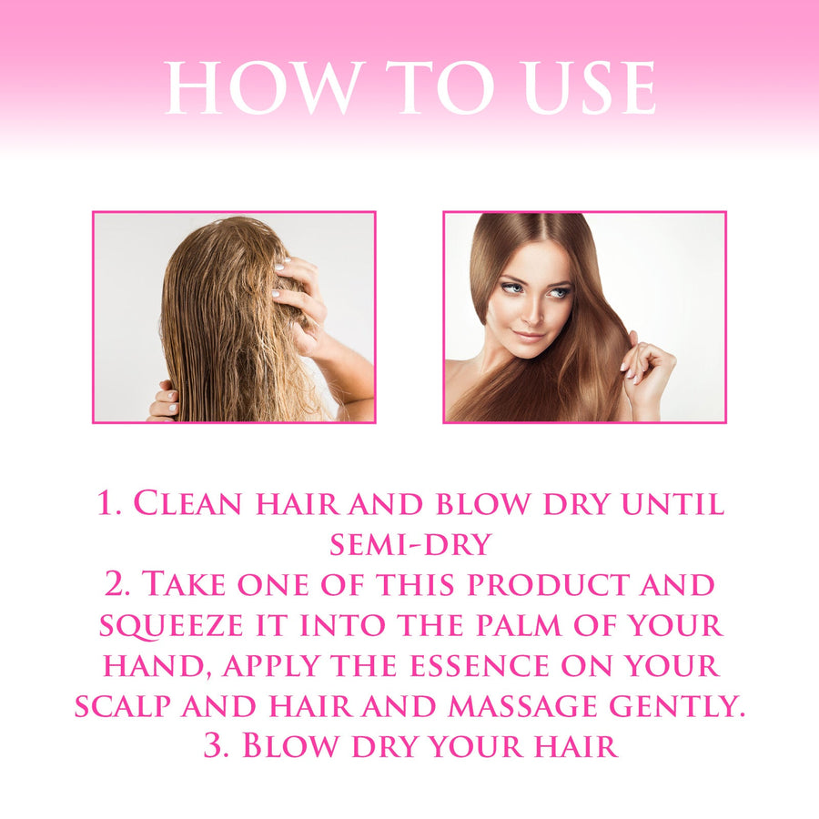 Hair Serum Capsules for Smooth, Shiny, Frizz-Free Hair
