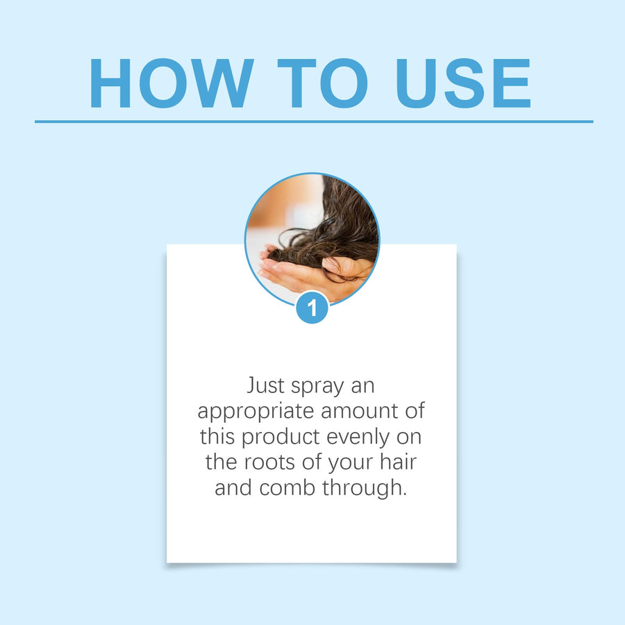 Dry Shampoo Powder Spray for Instant Hair Refresh