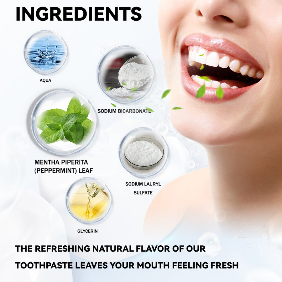 Enzyme Whitening Toothpaste — Deep Clean, Whiten & Freshen