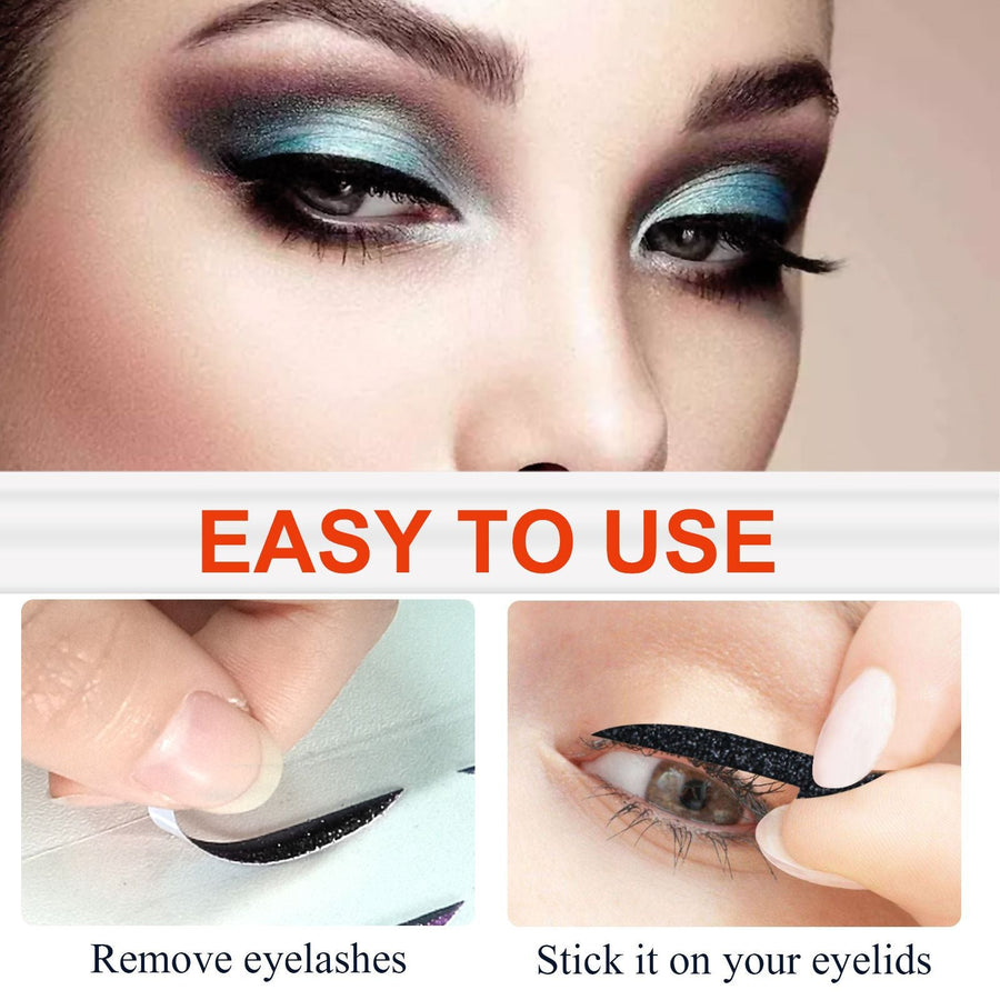 Reusable Eyeliner Stickers for Dramatic Stage Makeup