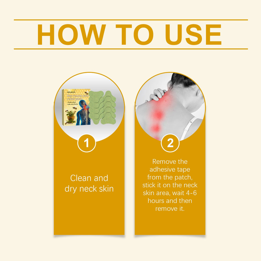 Bee Venom Pain Relief Patches for Targeted Joint Comfort