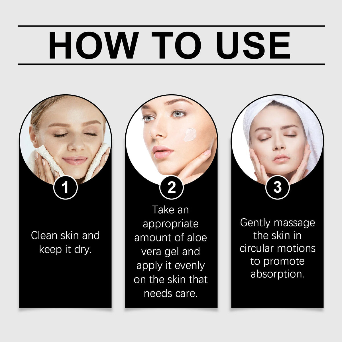OceAura Aloe Vera Gel for Redness & Dry Skin Relief