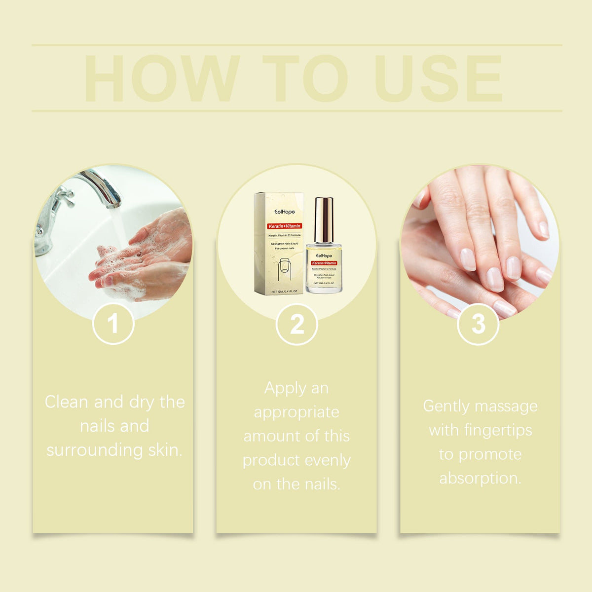 Nail Repair Essence With Keratin & Vitamin C