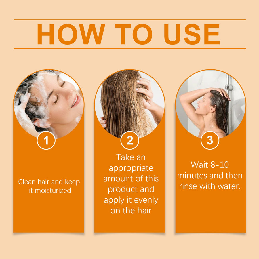 Keratin Hair Mask for Damaged Hair, Strength and Shine