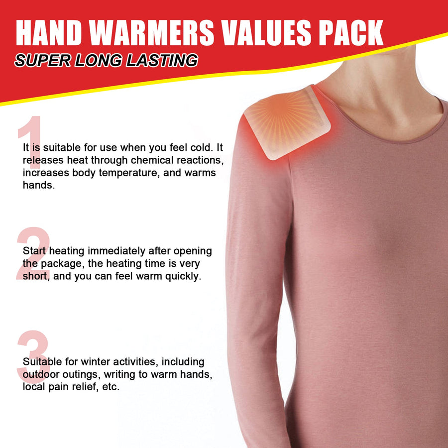 Self-Heating Body Warmer for Long-Lasting Portable Heat