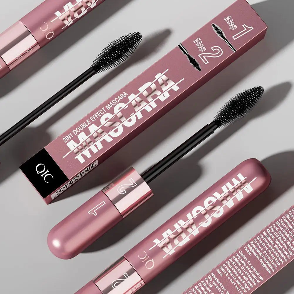 Waterproof Dual-Brush Mascara for Longer, Fuller Lashes