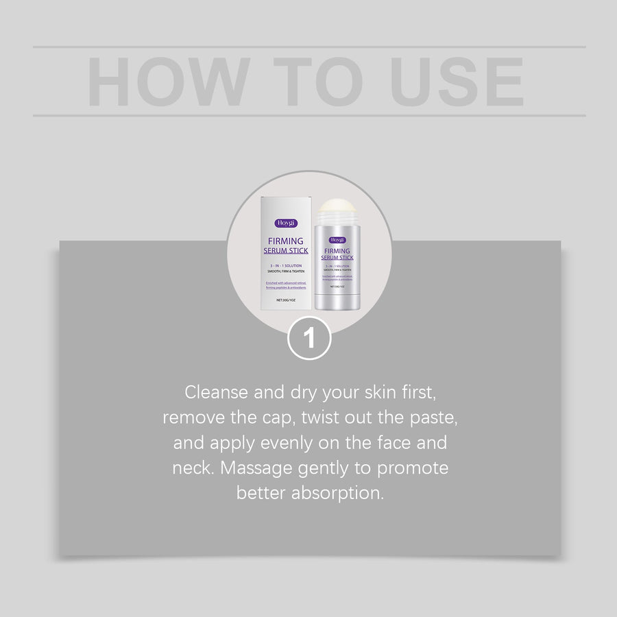 Firming Serum Stick with Retinol & Peptides for Face