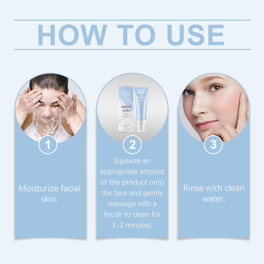 Amino Acid Cleanser for Gentle Hydration & Oil Control