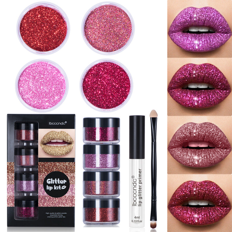Glitter Lip Gloss Set for 8-Hour Multidimensional Sparkle