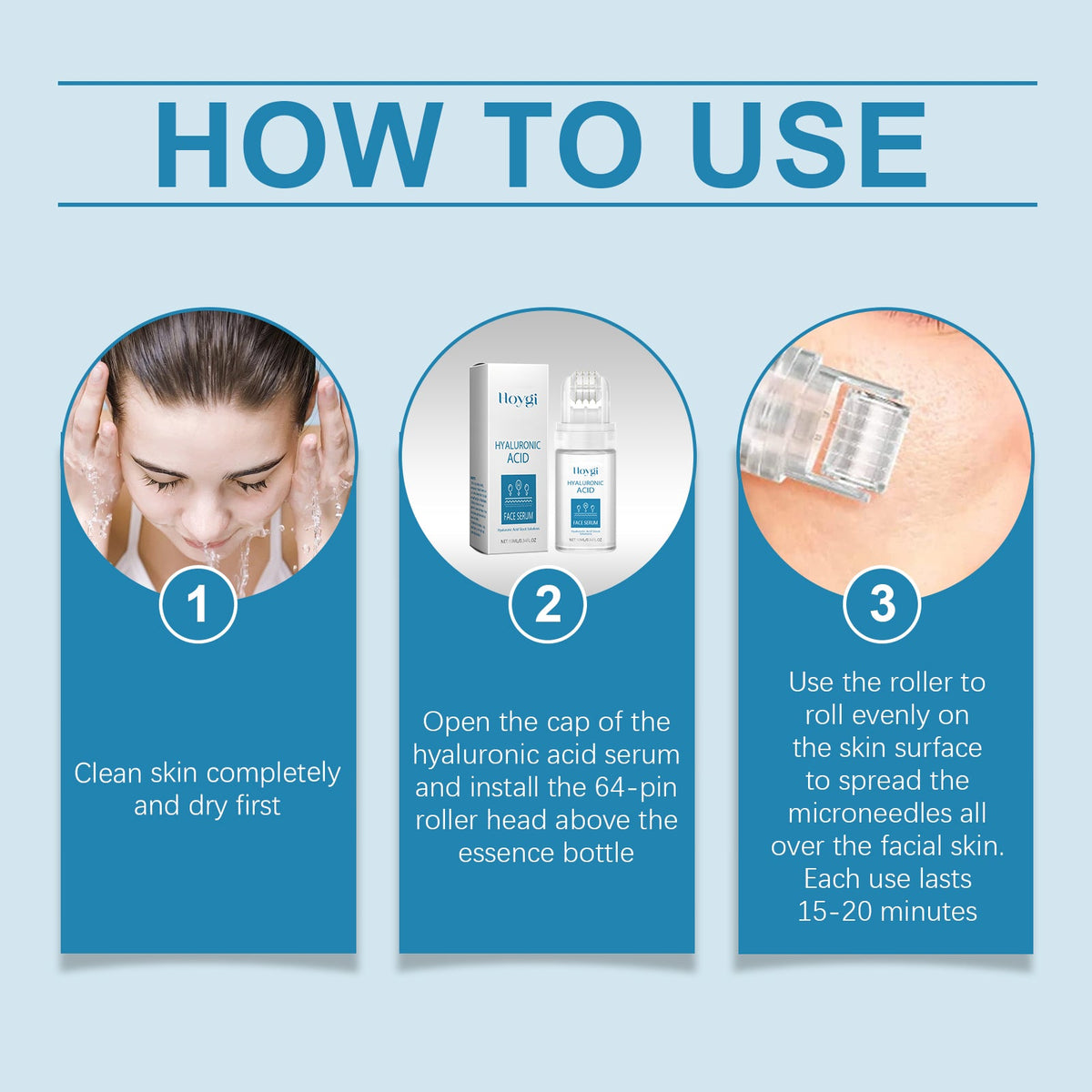 Hyaluronic Acid Face Serum for Hydrated, Smooth Skin