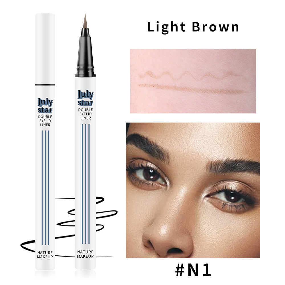 Brown Liquid Eyeliner Pen for Precise Soft Definition