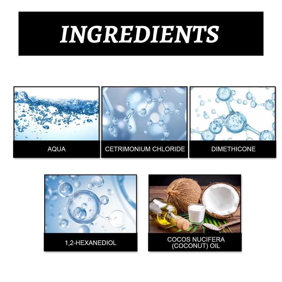 Leave-In Hair Mask for Smooth, Frizz-Free, Shiny Hair