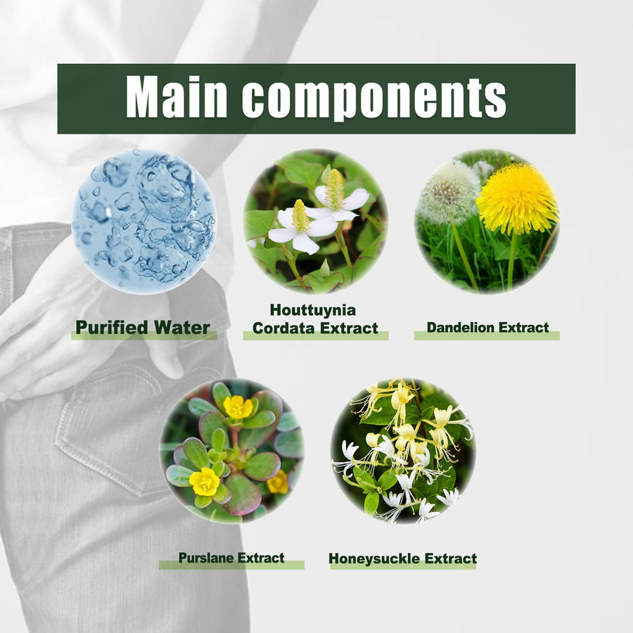 Herbal Hemorrhoid Relief Spray — Cooling, Soothing Relief